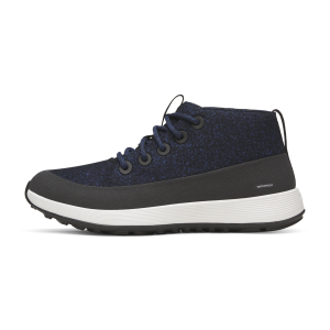 Women's Wool Runner NZ Mid Waterproof - Natural Black/Royal Blue (Barely Grey Sole)