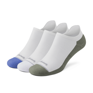 Anytime Ankle Sock 3 Pack - Blizzard/Royal Blue/Thunder Green